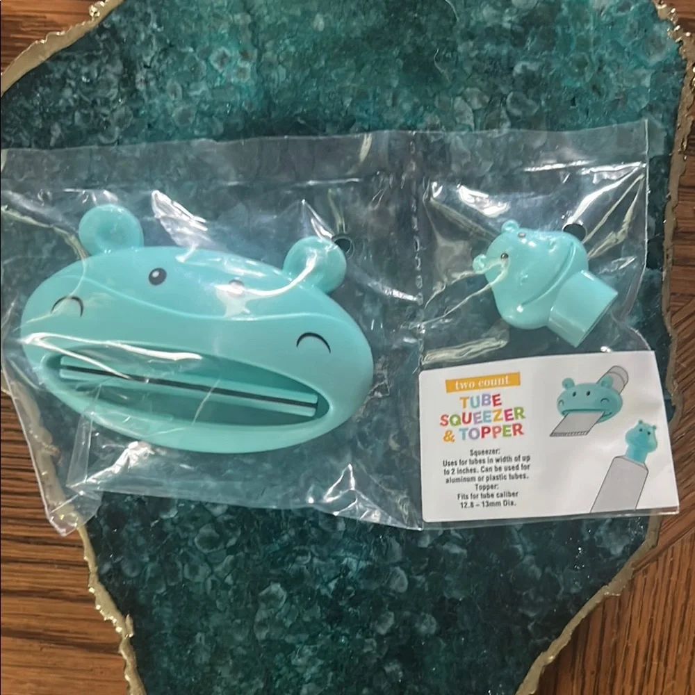 Hippo Toothpaste Tube Squeezer and Topper